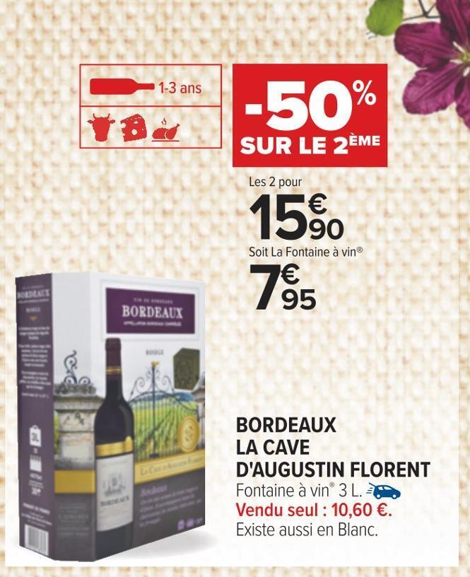 Carrefour La cave d'augustin florent bordeaux offre