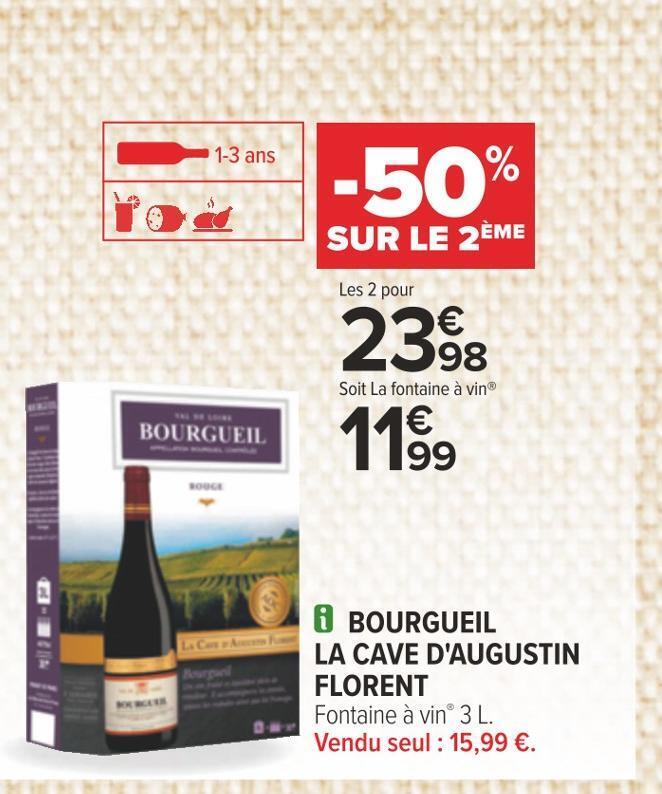 Carrefour La cave d'augustin florent bourgueil offre