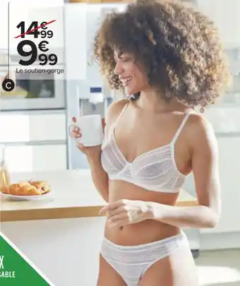 Carrefour Tex responsable soutien-gorge femme offre