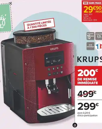 Carrefour Expresso broyeur offre