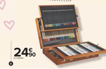 Carrefour Mallette d'artiste 168 pièces offre