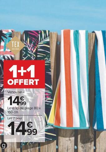 Carrefour Drap de plage offre