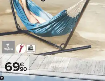 Carrefour Hyba support hamac métal offre