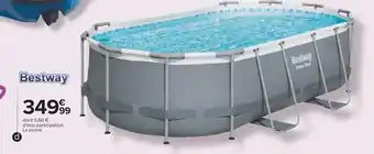 Carrefour Bestway piscine tubulaire ovale offre