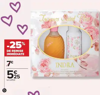 Carrefour Indra jacques saint pres coffret offre