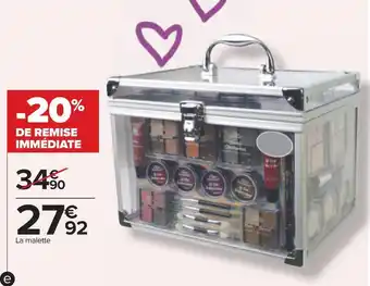 Carrefour The color workshop malette de maquillage offre
