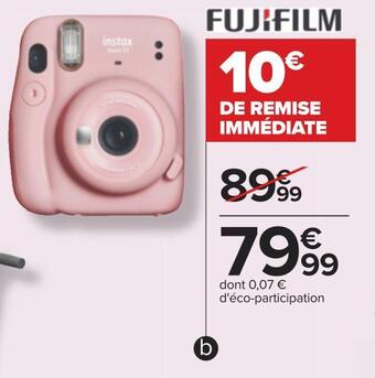 Carrefour Fujifilm appareil photo instantané offre