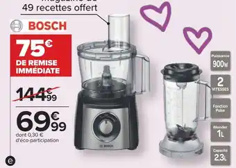 Carrefour Bosch robot multifonctions compact offre