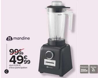 Carrefour Mandine blender offre