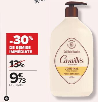 Carrefour Roge cavailles gel bain et douche offre