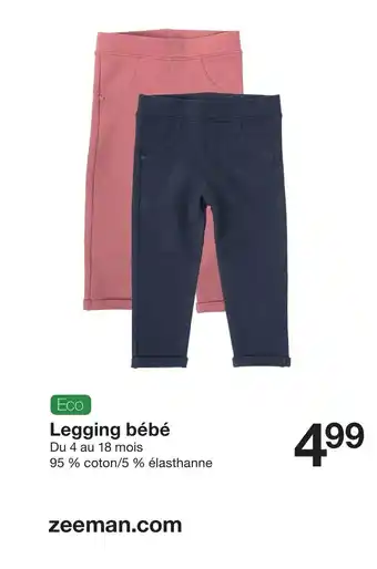 Zeeman Legging bébé offre
