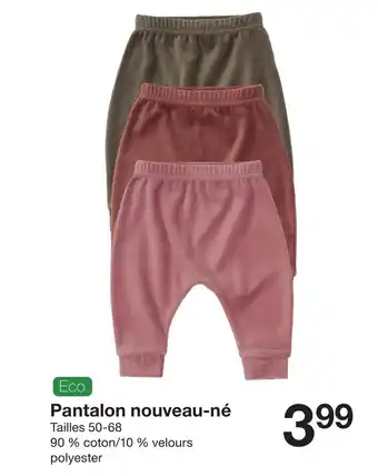 Zeeman Pantalon nouveau-né offre