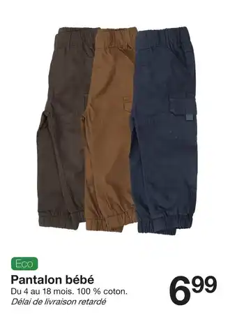 Zeeman Pantalon bébé offre