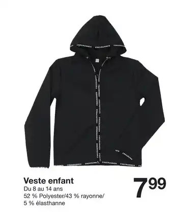 Zeeman Veste enfant offre