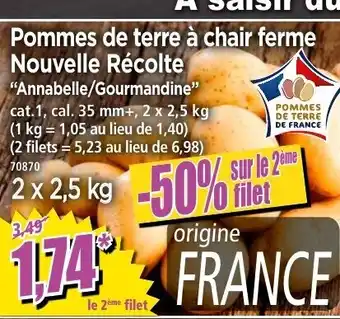 Norma Pommes de terre à chair ferme nouvelle récolte offre