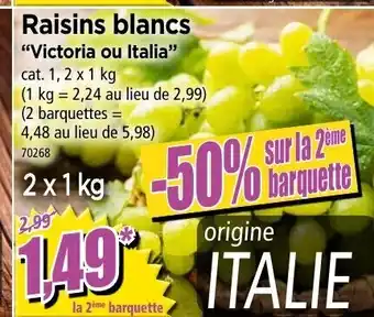 Norma Raisins blancs offre