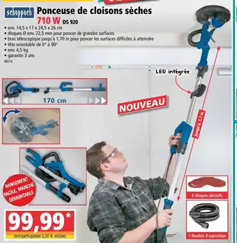 Ponceuse de cloisons sĂšches