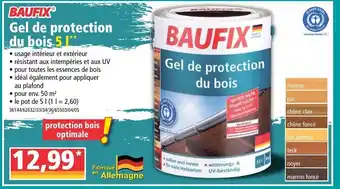 Norma Gel de protection du bois offre