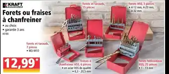 Norma Forets ou fraises à chanfreiner offre
