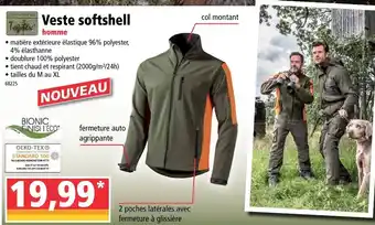Norma Veste softshell offre