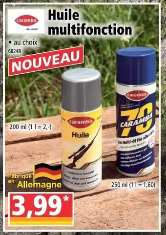 Norma Huile multifonction offre