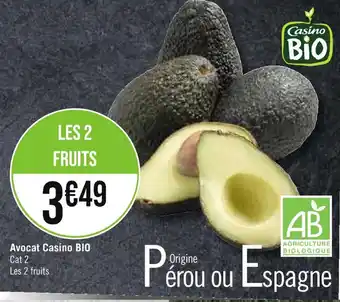 Casino Supermarchés Avocat Casino BIO offre