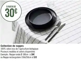 Collection de nappes