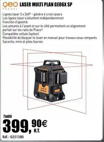 Laser Multi Plan Geo6x Sp