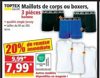 Norma Maillots de corps ou boxers offre