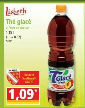 Thé glace lisbeth