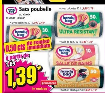 Norma Sacs poubelle offre