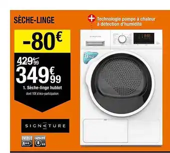 BUT Sèche-linge Hublot Signature offre