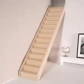 Mister Menuiserie Escalier bilbao - droit - marches en hêtre offre