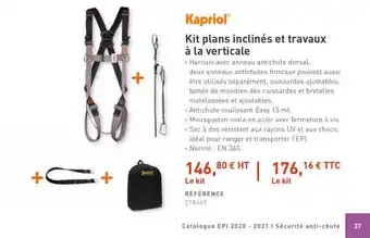 Kit Plans Inclinés Et Travaux à La Verticale Kaprion