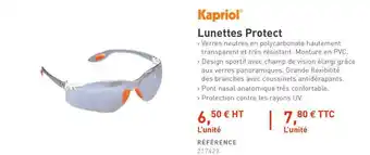 Lunettes Protect Kapriol