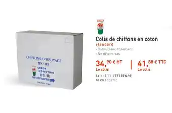 Colis De Chiffons En Coton