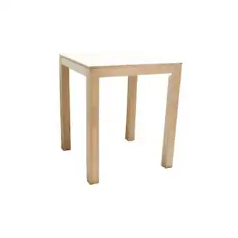 Pier Import Table de bar carrée hévéa 85x85x105cm helena offre