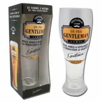 b&m Verre a biere gentleman offre