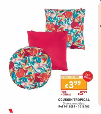 Coussins tropical