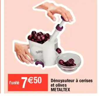 Dénoyauteur à cerises et olives METALTEX