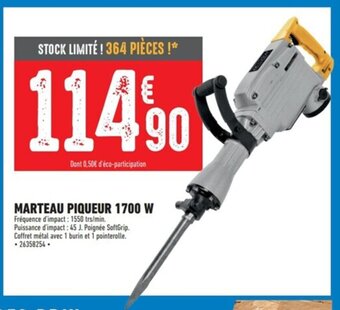 Brico Cash MARTEAU PIQUEUR 1700 W offre