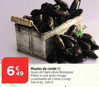 Bi1 Moules de corde offre