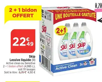 Bi1 Skip Lessive liquide offre