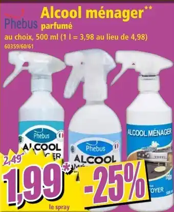 Norma Alcool ménager offre