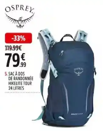 Intersport 5. SAC À DOS DE RANDONNÉE HIKELITE TOUR 24 LITRES offre