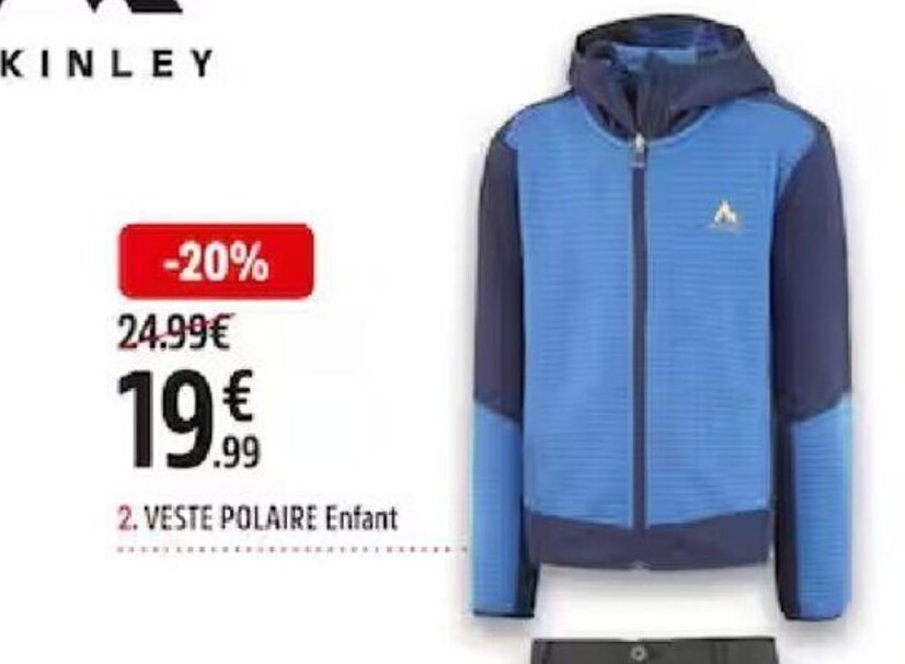 Intersport 2. VESTE POLAIRE Enfant offre