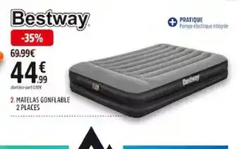 Intersport Bestway 2. MATELAS GONFLABLE 2 PLACES offre