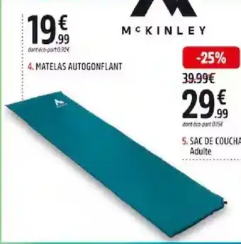 4. MATELAS AUTOGONFLANT