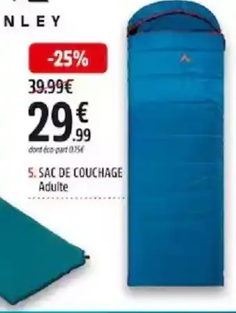 Intersport 5. SAC DE COUCHAGE Adulte offre