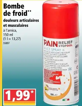 Norma Bombe de froid offre